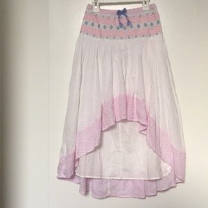 White and multicolored.